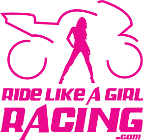RIDE LIKE A GIRL RACING logo