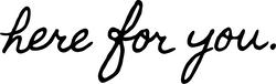 Here For You logo