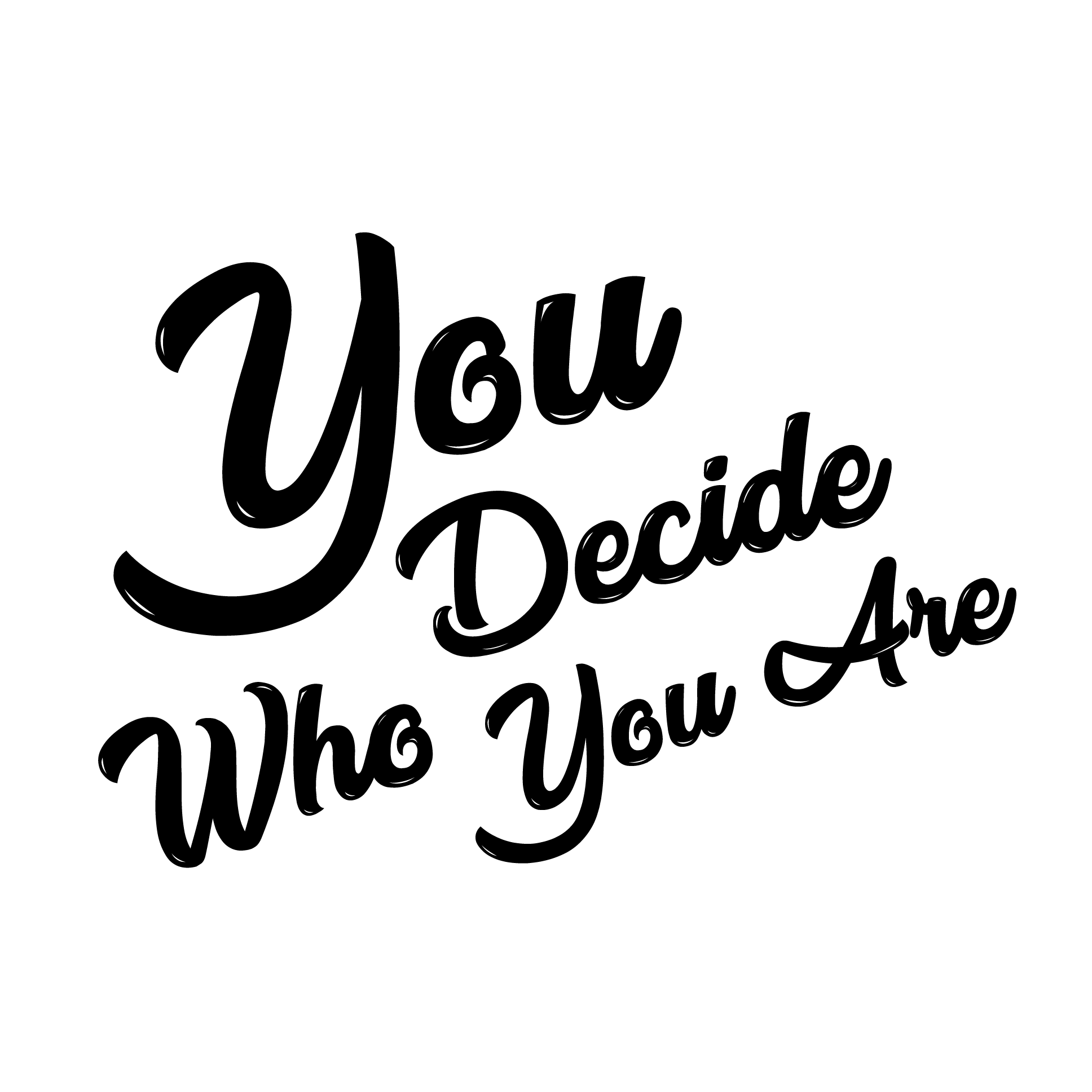YDWYA – You Decide Who You Are logo