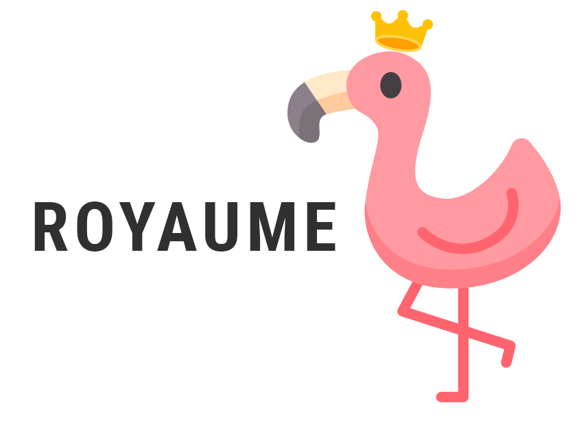 Royaume Flamant Rose logo